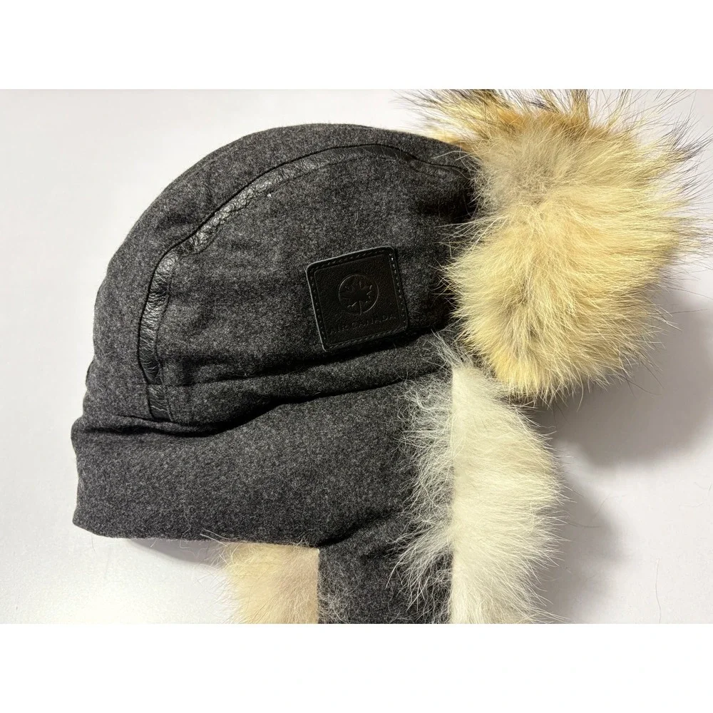 Canada Goose LORO PIANA Pilot Aviator Hat Down Fill Air Canada Size L/XL - Picture 5 of 16